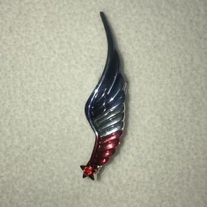 Feather earring/cuff